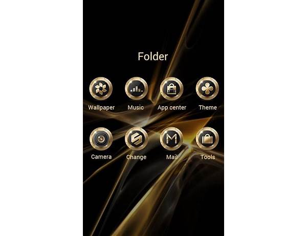 Black Gold GOLauncher EX Theme for Android - Download the APK from Habererciyes